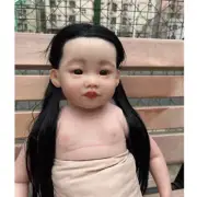 30" Unfinished Reborn Baby Toddler Doll Girl Painted Kit Handmade Gift