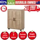 Storage Cabinet Buffet Sideboard 2 Door Natural