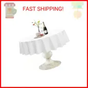 Softalker Round Tablecloth, Waterproof & Stain Resistant Table Cloth Wrinkle Fre