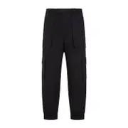 [Alexander Mcqueen] Alexander Mcqueen-Black Cotton Cargo Pants-Uomo 50 IT