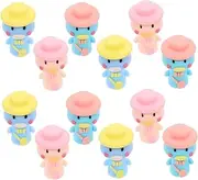 AUTSUPPL Crayon Extension Set 12pcs Silicone Pencil Extenders Tip Protectors Cover for Boys and Girls School