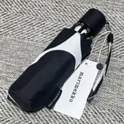Unused with tags Marimekko Unikko pattern compact folding umbrella black