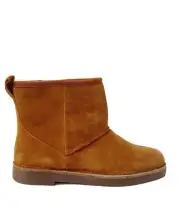 Clarks Ankle Boots UK 8 D Ladies Warmed Cosy DRAFTY DAY Chestnut Suede Work