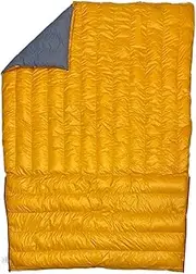 White Duck Down Mummy Sleeping Bag - Lightweight Camping Quilt for Autumn, Winter, and Spring