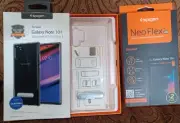 Spigen Slim Armor Kickstand Case for Samsung Galaxy Note 10+ Clear w/film prot
