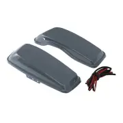 Saddle Bag Lids Fit For Harley Touring Street Road Glide 2014-Up Gunship Gray