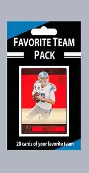 20 Card Team Pack Detroit Lions 2024 2023 Score Donruss Jared Goff Barry Sanders