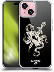 Head Case Designs Officially Licensed Alchemy Gothic Heart Breaker Illustration Gel Case [Military Grade Protection] Compatible with Apple iPhone 15 and Compatible with MagSafe