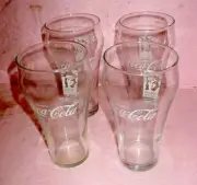 SET OF 4: Vintage Coke Coca Cola 1986 STATUE OF LIBERTY Drinking Glasses UNUSED