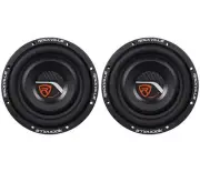 (2) Rockville W8T4-S4 8" Shallow Mount 2000w Car Subwoofers 4 Ohm Subs