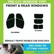 For Renault Trafic Double Cab 2002-14 Full Pre Cut Window Tint Kit Front & Rear
