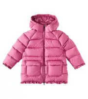 [Il Gufo] Il Gufo Ruffled down coat Y 14 pink