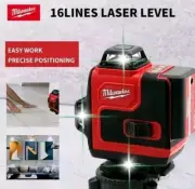Milwaukee 16 Lines 4D Laser Self-Level 360° AUTHENTIC GUARANTEED