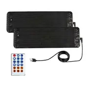 2PCS Windshield Devil'S Eyes Bliking Flashing LED Eyes on the Windshield Truck Window LED Screen for As Shown