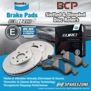 Rear Slotted Rotors Brake Pads for Mini Cooper R50 Cooper S R53 Incl Wear Sensor (for: Mini)