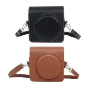 PU Leather Camera Case Adjustable Strap Protective Cover for Square SQ40
