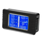 50A 100A Digital LCD Battery Tester Ammeter Voltmeter Power Capacity Meter