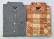 Men's New Brixton Button-Front Long Sleeve Woven Shirt