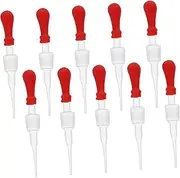 MUCKLILY Glass Ink Dropper Set 10pcs Liquid Pipettes Dropping Pipettes Safe Materials for Use