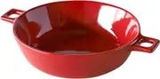 HINATA RD T-932179 Round Handle Gratin Plate