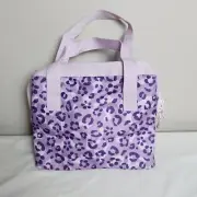 Cat & Jack Lunch Bag Leopard Print Novelty BPA Free Lining NWT