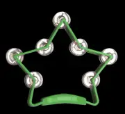 Mano Percussion Star Tambourine Green