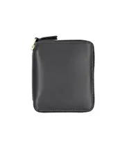 Vertical zipper wallet One size Black