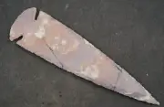 Thin 6.2" Flint Arrowhead Spear Project Point Knife Blade BB702