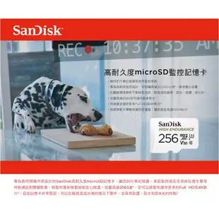 SanDisk HIGH ENDURANCE 32GB/64GB/128GB 32G 64G 128G 高耐用 記憶卡