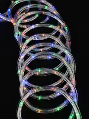 Multi Colour LED Outdoor Christmas Rope Light - 10m