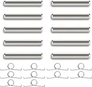 10 Sets L2 R2 Trigger Button Springs Replacement with Cylinder Compatible with DualSense PS5 Controller Spring Replacement Repair Part