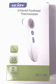 Infrared Forehead Thermometer SEJOY DET-306 For Adults & Children ~ NIB