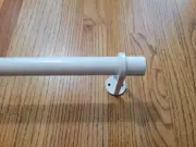 NEW West Elm Simple Metal Rod - White