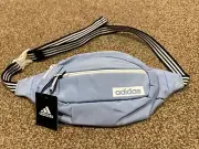 Adidas Core Waist Pack Glow Blue White Black Fanny Bag NWT