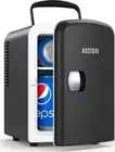 Mini Fridge 4 Liter/6 Can AC/DC Portable Thermoelectric Cooler Refrigerators