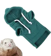 Hamster Sweater - Ferret Sweatshirt, Guinea Pig Hoodie Hamster Sweater | Skin Friendly Drawstring Hood Guinea Pig Clothes Bunny Costume, Ferret Warm Clothes, Pet Ferret Outdoor Sweatshirts for Cats