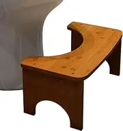 Bathroom Squatting Stool, Bathroom Footstool for Squatting, Anti-Slip Toilet Potty Step Stool, Toilet Stepping Stool for Living Room, Laundry Room, Bathroom, Bedroom