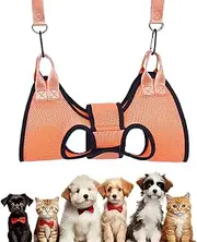Dog Hammock for Nail Trim, Dog Grooming Harness, Ergonomic Harness for Home Pet Spa Veterinary Clinic Claw Care Restraint Scratch Prevention
