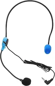 Abaodam Sturdy Speech Microphone for Interviews Singing Headset Mic High Fidelity Sound Comfortable Fit