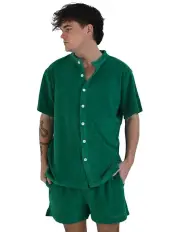 [Ambition the Label] Organic Cotton Shirt in Green