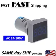 Digital Display Voltmeter 22 MM Lights Tester Tools Combo AC24V-500V Indicator