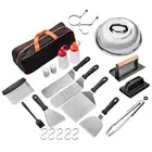 24Pcs Griddle Accessories Kit Flat Top Grilling Accessories for Blackstone an...