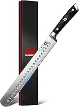 12" Brisket Slicing Knife - Carving Slicing Meat Knife Professional German 1.4116 Stainless Steel Razor Sharp Blade, Ergonomic Wood Handle & Full Tang Design, Gift Box Included