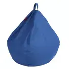 (Blue)Bean Bag Chair Detachable Washable Bean Bag Couch Portable