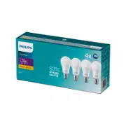 Philips A60 B22 LED 1350lm Warm White 13W Globe - 4 Pack