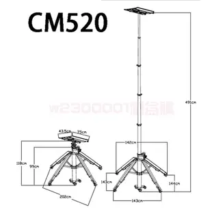 升降機免運費 國勝豐 CM-520H1升降機 揚升5公尺手提式電動遙控 五爪著地附拖行輪 利易購/利益購批售