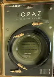 Audioquest Interconnect Cable Topaz (RCA/RCA) 1M Pair
