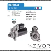 BXS0144-OEX Starter Motor 12V 10Th CCW Bosch Style For VOLKSWAGEN Caddy