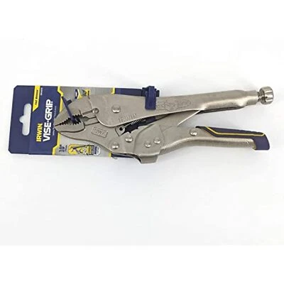 IRWIN VISE-GRIP Locking Pliers, Fast Release, Curved Jaw with Wire Cutter,