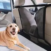 Dog Car Net Barrier, Car Dog Barrier Safety Protection Net Fence Divider Universal Car, SUV- Flexible Bungee Cord Easy to Install, Safe Driving with Pets, Easily Removable